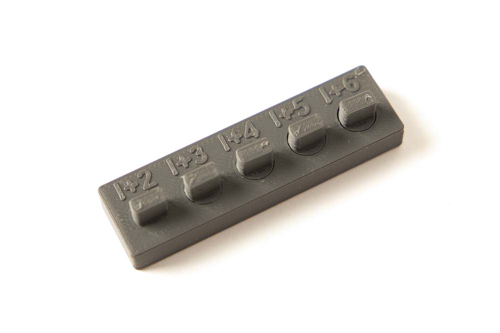 3D printing benchmark tester to determine the optimal gap between the rotatable insert and the surrounding part for print in place or part in part technology