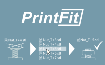 Print better with PrintFit – precisely fitting parts on any 3D printer